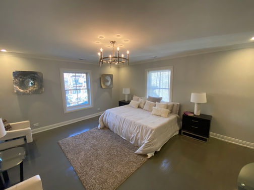 Professional interior painting project
